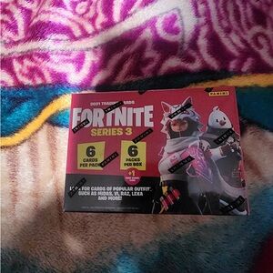 Panini Fortnite Series 3 Trading Cards - Pink and Yellow